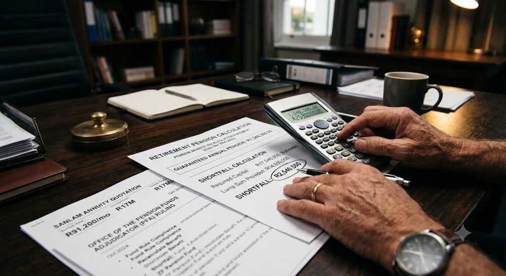 Pension fund ordered to recalculate retiree's benefits after R2.53 million shortfall dispute