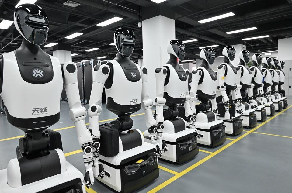 Humanoid robots in China