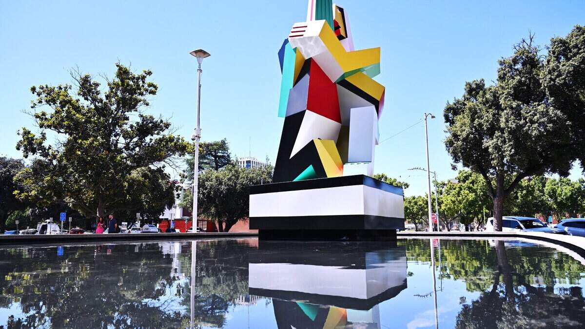 Fresno's downtown sculpture restored after decades of decay