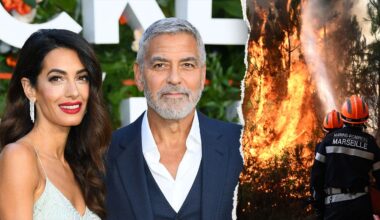 George and Amal Clooney evacuate southern France home in wildfire