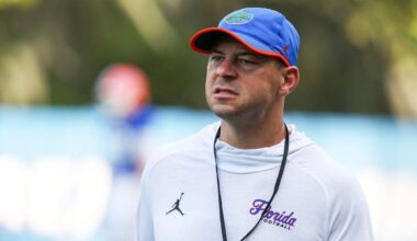 Florida Gators coach reveals damning clip of ESPN host sniffing a high-heel as foot feud escalates