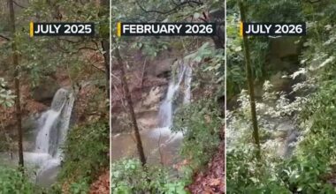 Don't go chasing waterfalls: NC drought threatens wildlife, plants and waterfalls down to a trickle