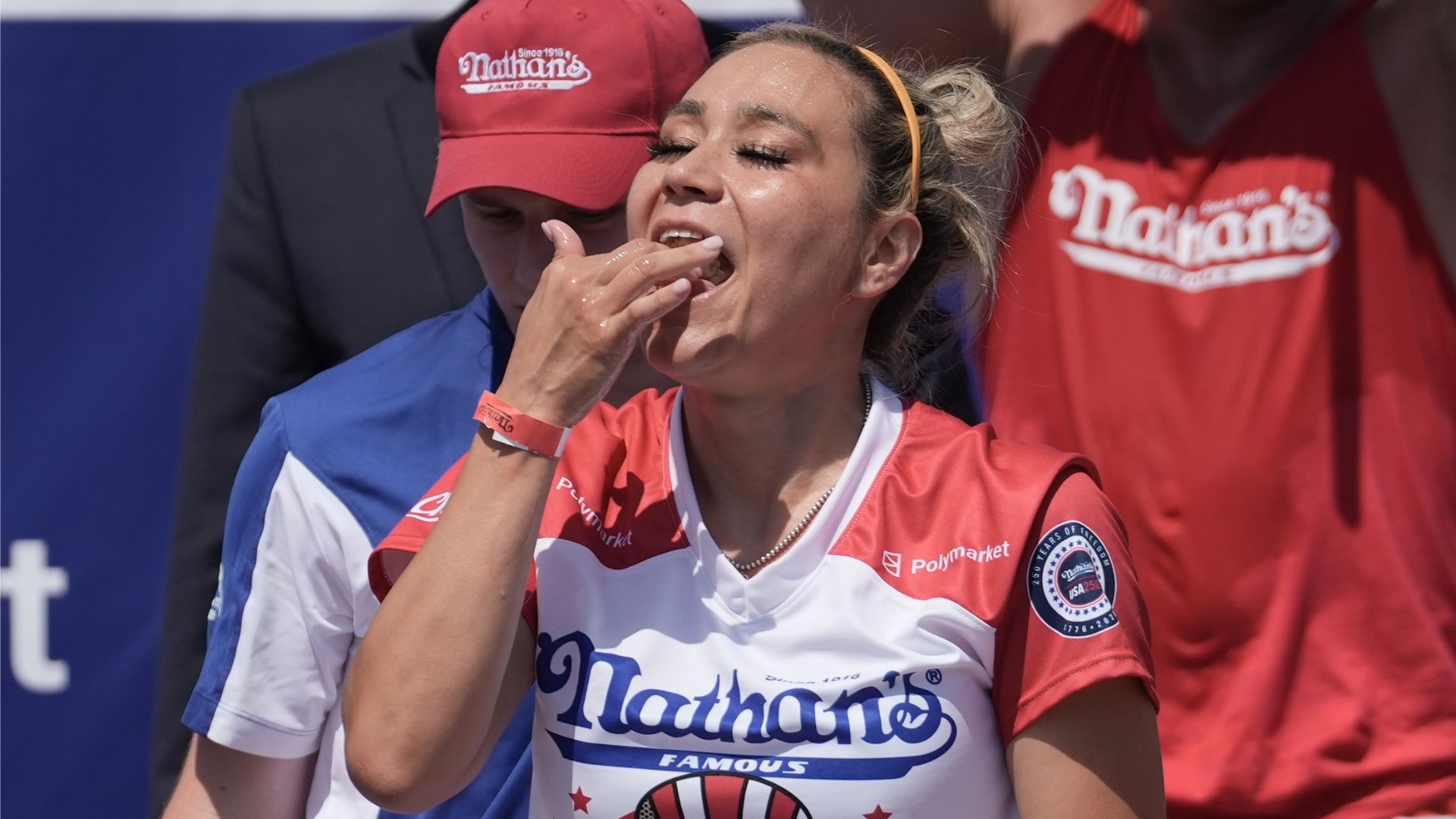 miki sudo nathan's famous hot dog