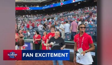2026 All-Star Game: Delaware County business owner throws out ceremonial first pitch
