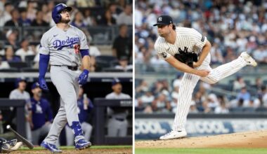 Dodgers and Yankees rained out, rescheduled as day-night doubleheader Sunday