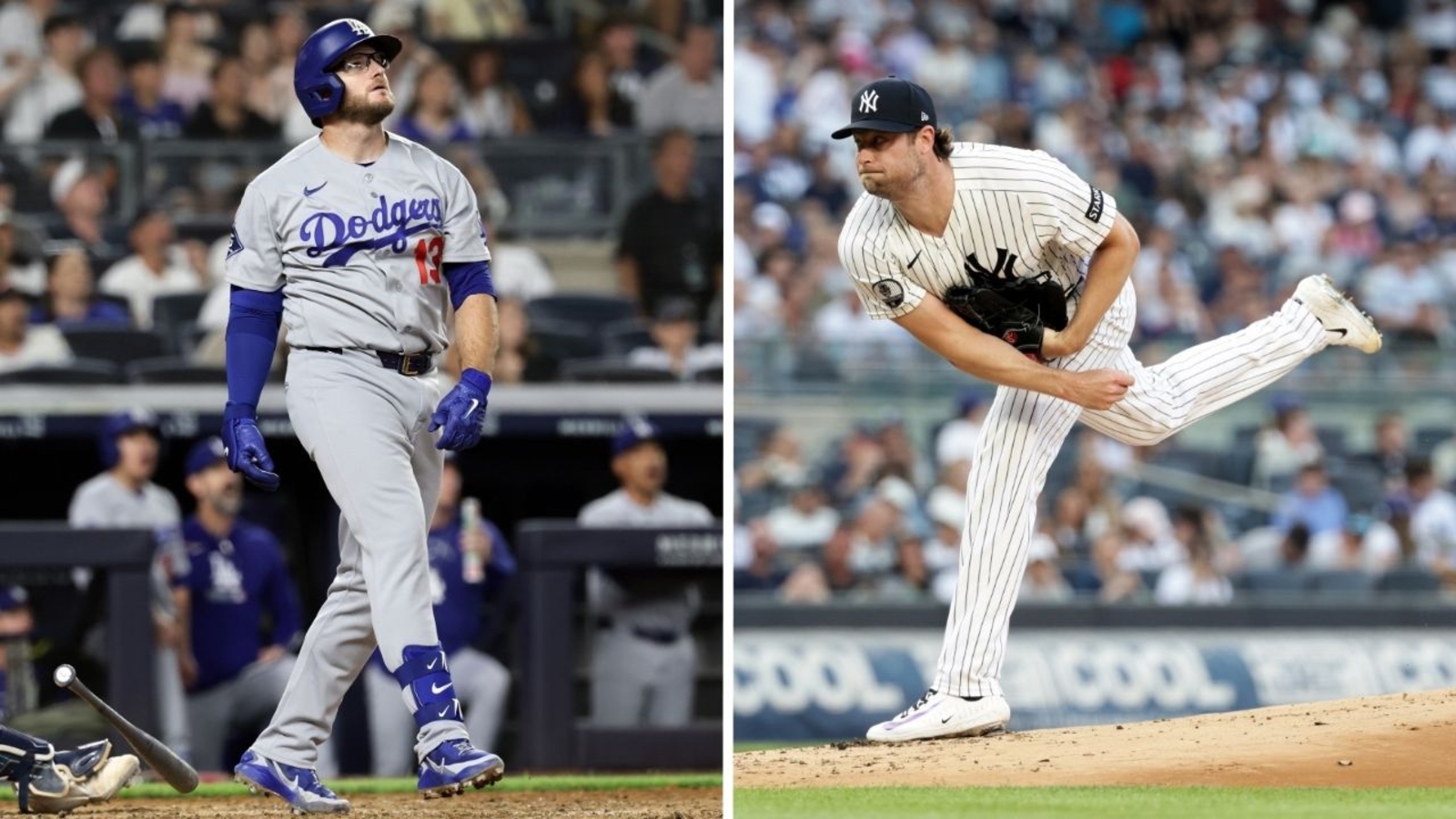 Dodgers and Yankees rained out, rescheduled as day-night doubleheader Sunday