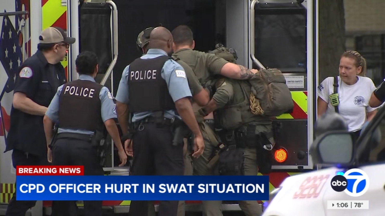 Chicago shooting: Police officer, 3 others shot in Albany Park at 4640 N Springfield Avenue, CFD and video shows