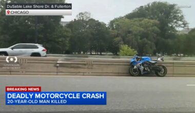Lake Shore Drive crash today: 1 killed in motorcycle crash in 2200-block of North Lake Shore Drive in Lincoln Park, Chicago