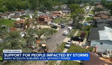 4 Illinois tornado touchdowns confirmed in Hazel Crest, Lansing, Glen Ellyn and Orland Park as storm cleanup continues