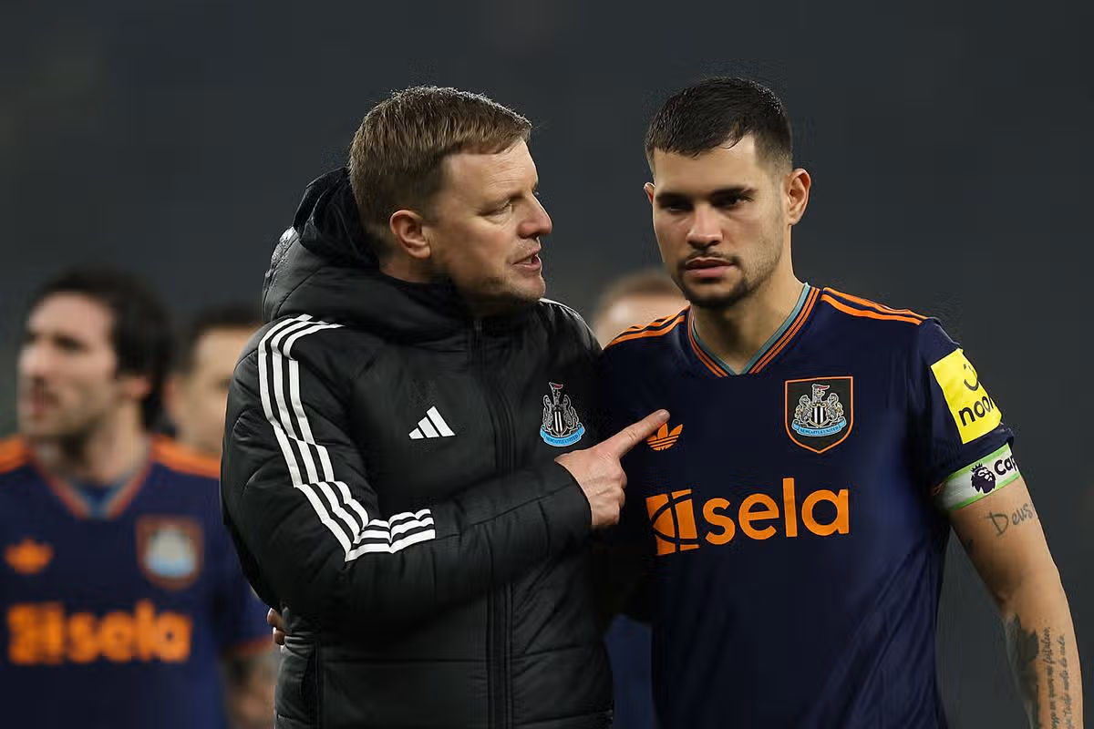 Eddie Howe's departure from Newcastle could hand Arsenal a boost in their hunt for Bruno Guimaraes