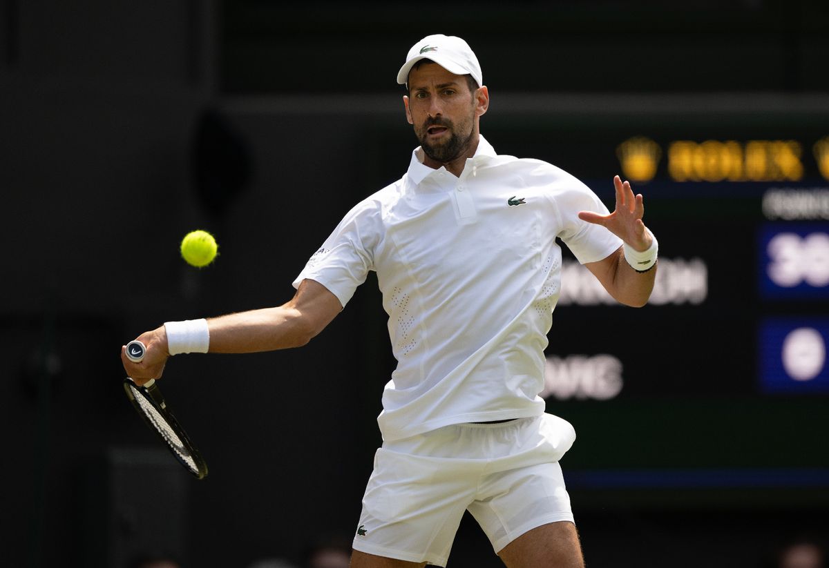 Novak Djokovic is through to the fourth round at Wimbledon