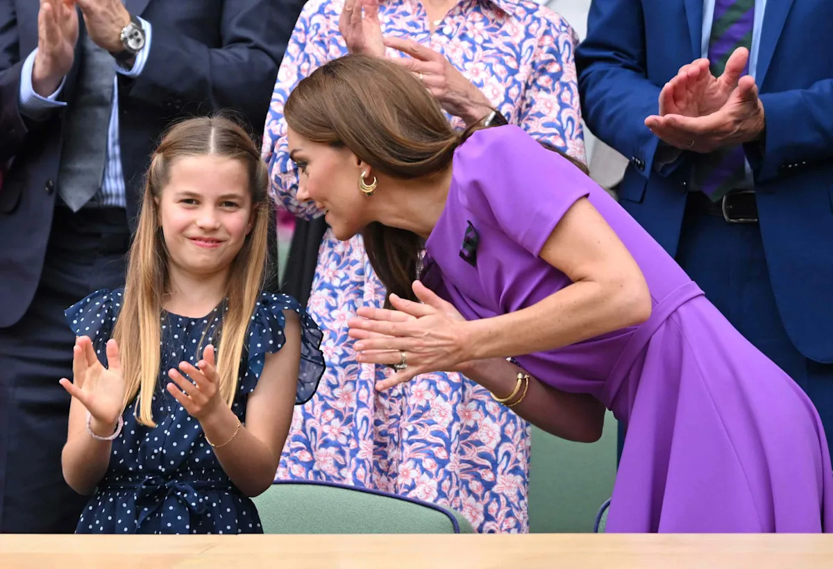 Princess Charlotte Stole Everyone's Hearts Watching Mom Kate Middleton Receive Standing Ovation at Wimbledon