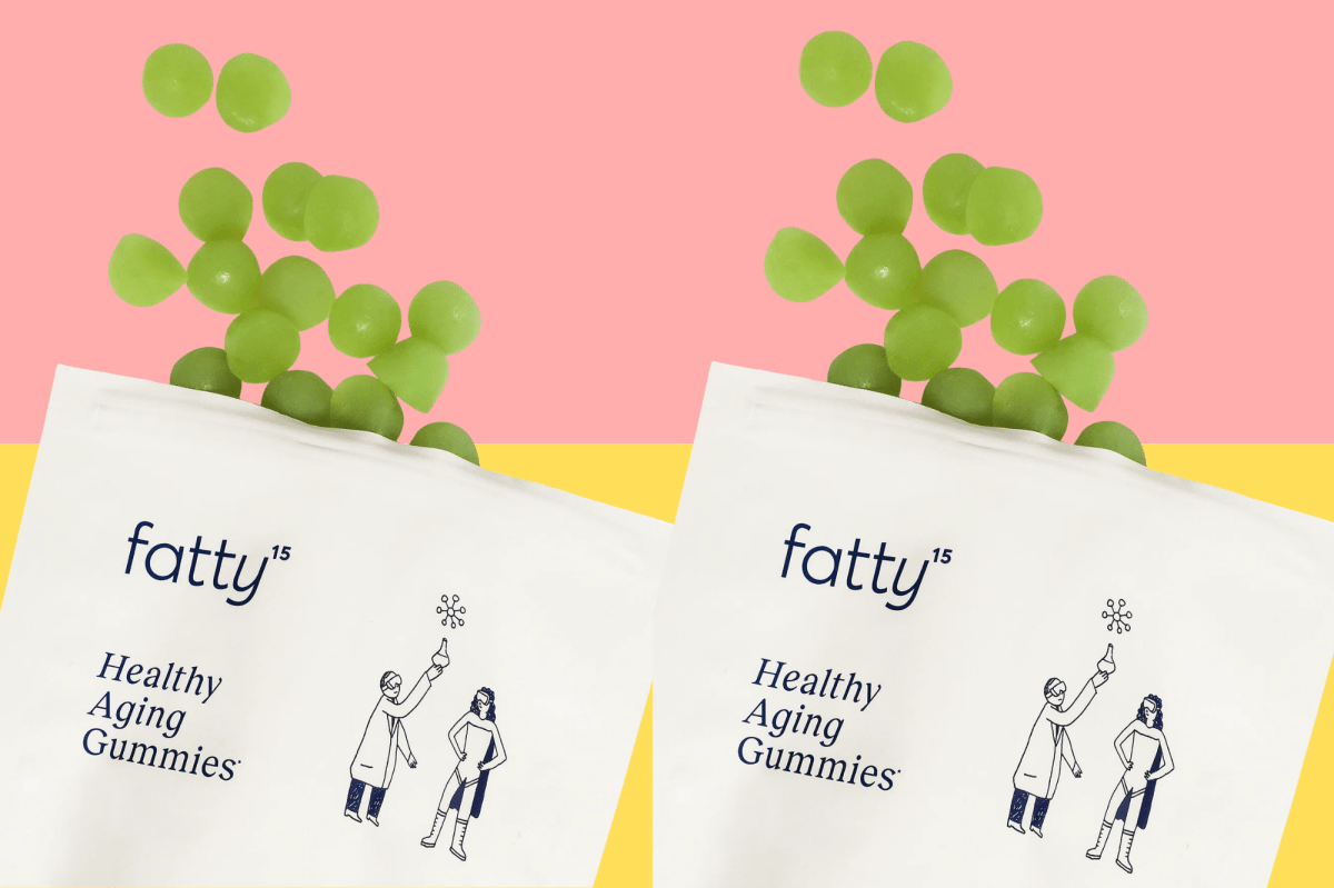 These daily Fatty15 gummies support healthy aging at every age
