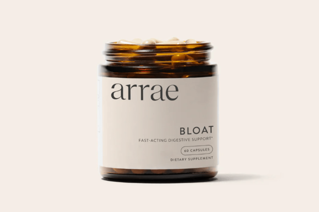 Arrae Bloat digestive support dietary supplement.
