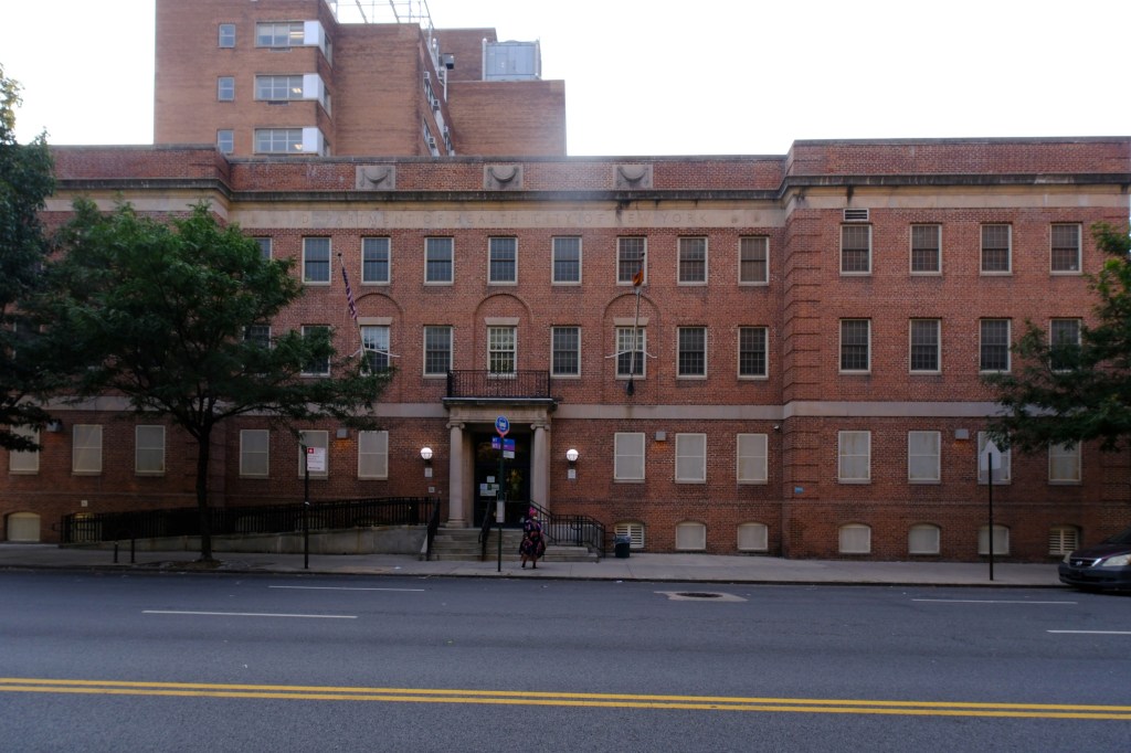 Partial view of the NYC Health Department Central Harlem Sexual Health Clinic.
