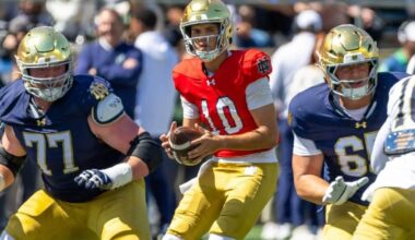 How will Notre Dame handle its unknown backup QB? And more Marcus Freeman preseason worries