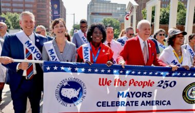 Philadelphia hosts U.S. mayors for America's 250th anniversary