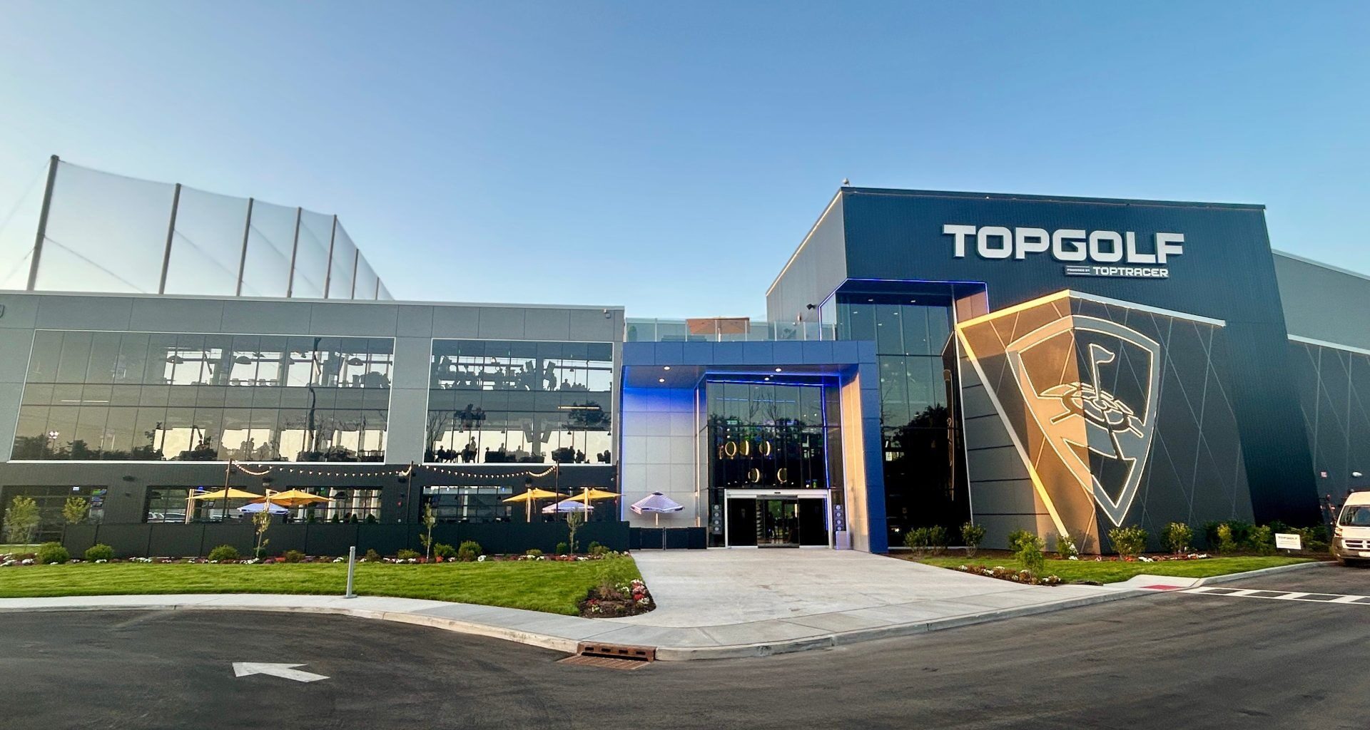 Topgolf celebrates the grand opening of its newest location in Parsippany, N.J., on July 2.