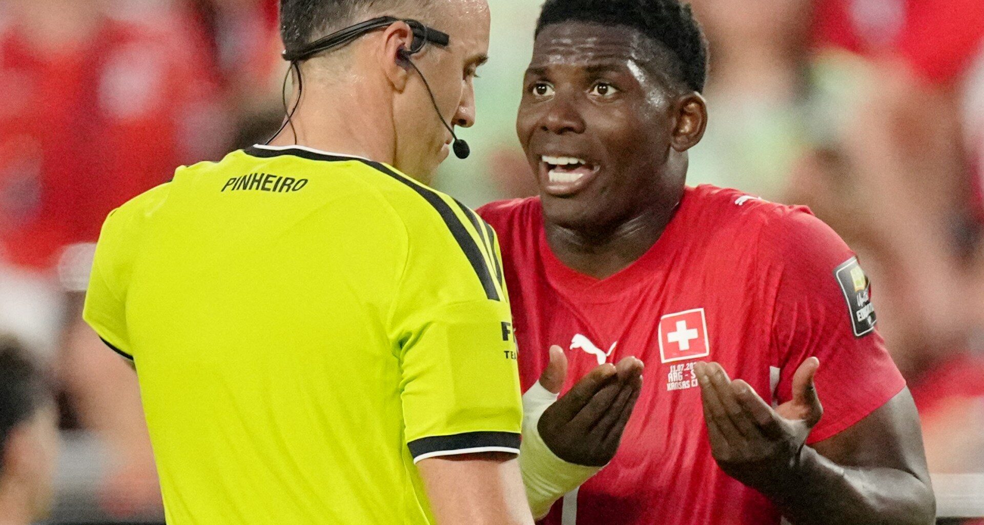 What was the mistaken identity red card shown in Argentina vs Switzerland? | World Cup 2026 News
