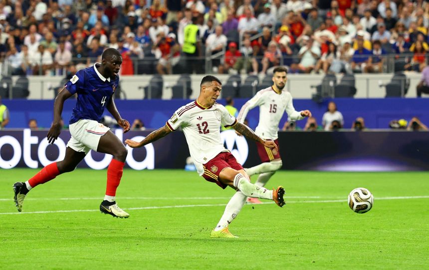 Pedro Porro's second-half goal put Spain up 2-0 in Tuesday's semifinal against France.