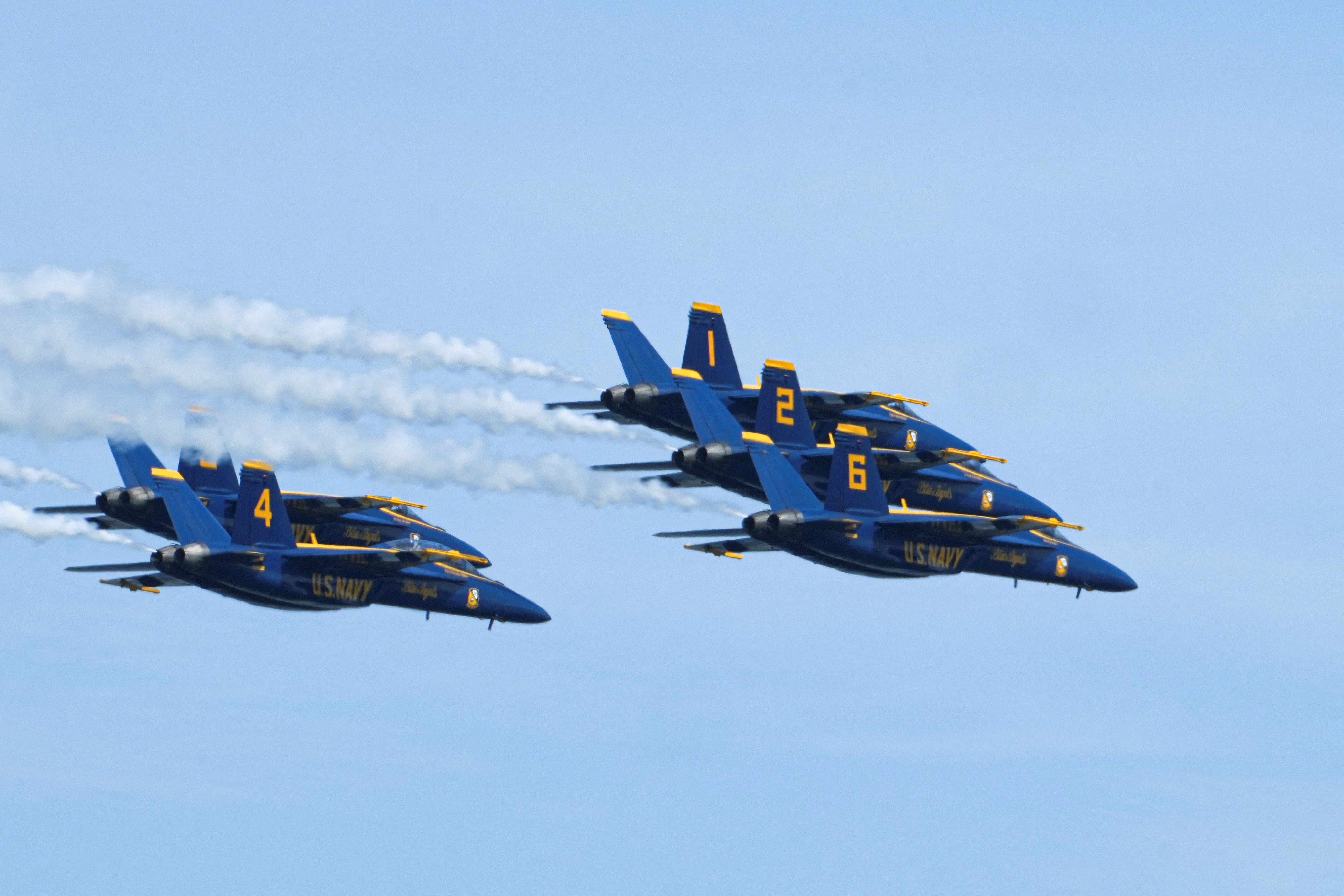 The commander of the Blue Angels, an elite public demonstration squadron, has called the beach buzz an ‘unsafe’ move