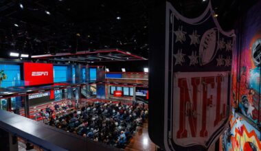 Inglewood, CA - May 5, 2026 - NFL Los Angeles Studio 1: The NFL Network Leaders in Conversation panel.