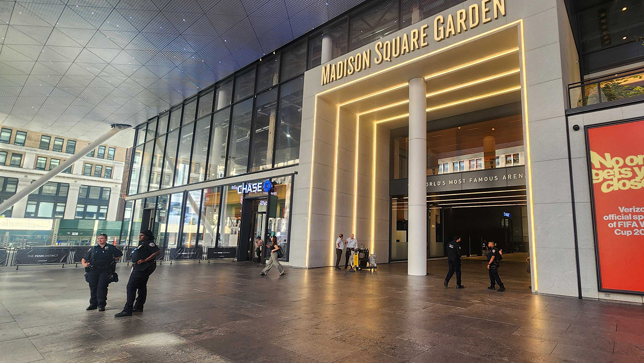 Cops at Madison Square Garden