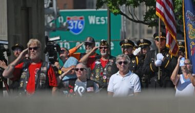 Historic American flag visits Pittsburgh before final trip to Washington for U.S. 250th