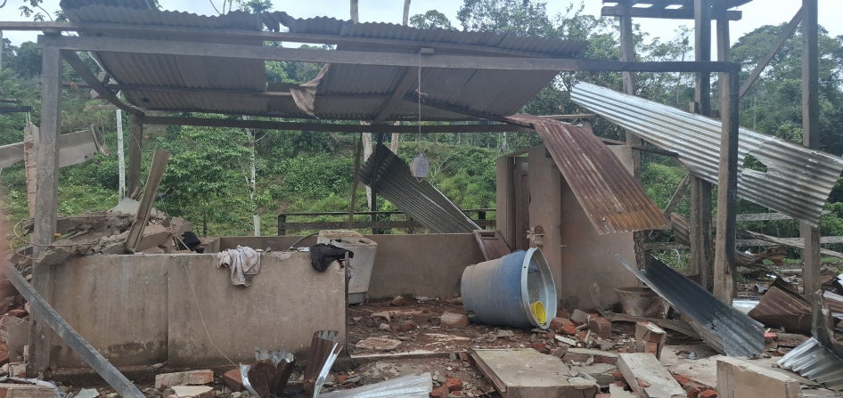 photo of a damaged property