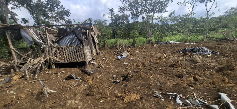 photo of a damaged property