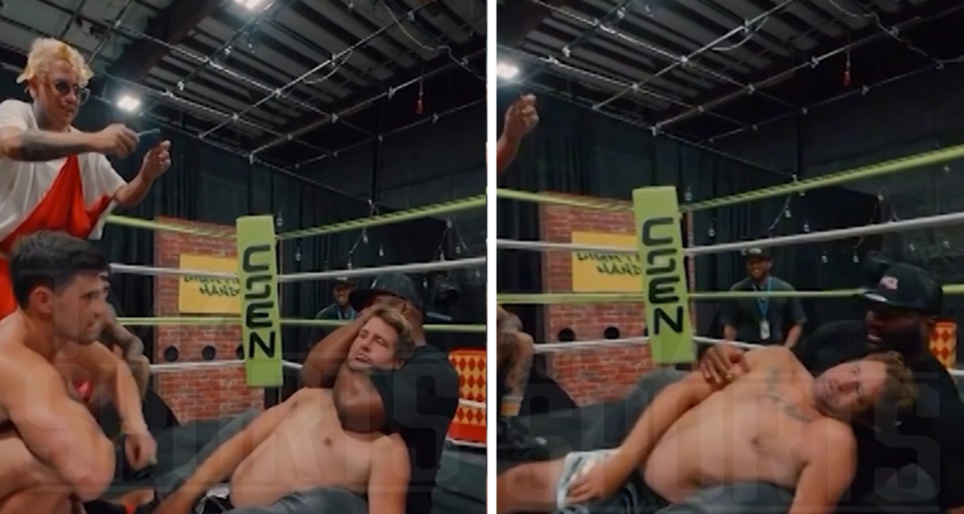 Rampage Jackson Chokes Out 'Jackass' Star Poopies In Brutal 'Sports Hurts' Clip