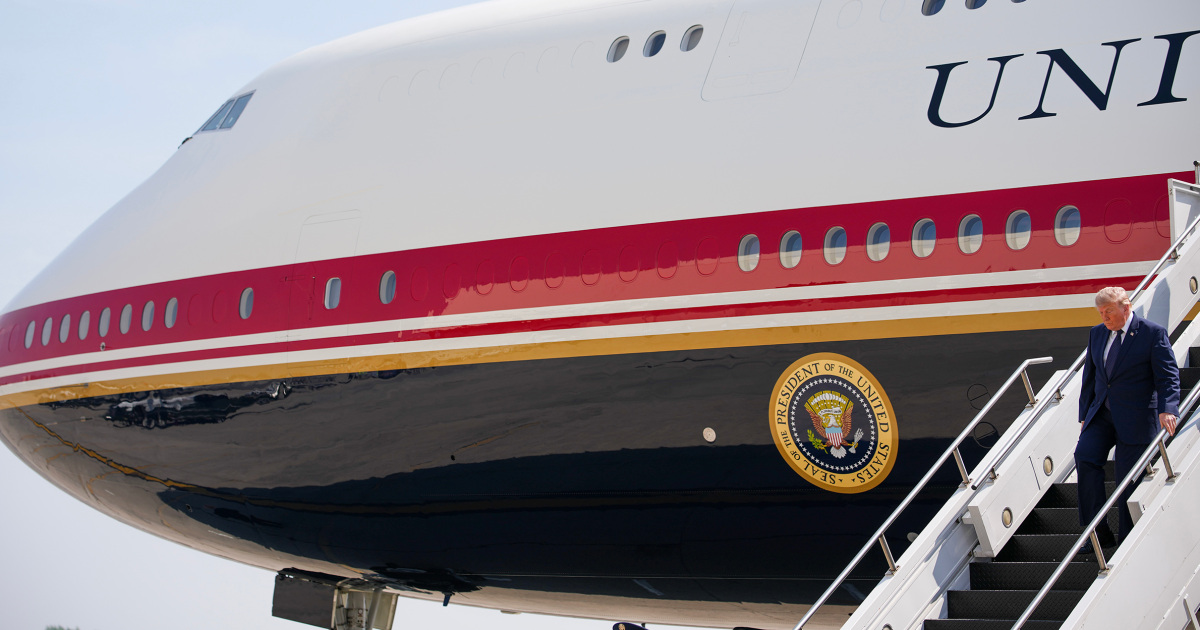 Trump says new Air Force One will be sent to get ‘maxed out’ for upgrades