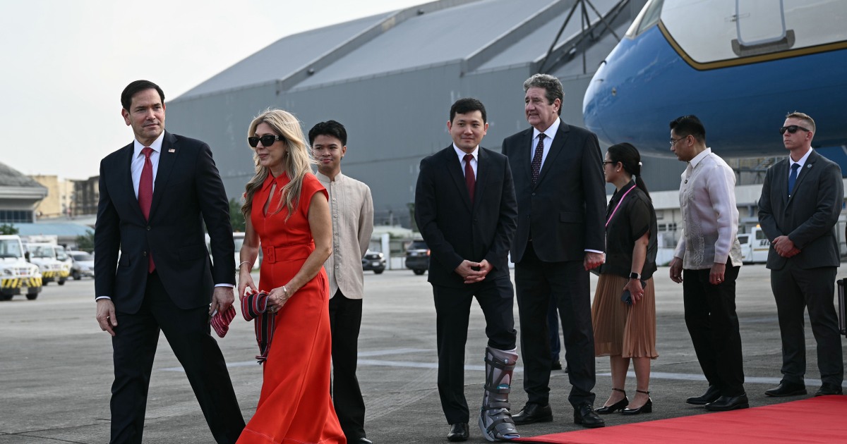Rubio arrives in Philippines as U.S. criticizes Beijing’s ‘dangerous’ actions in South China Sea