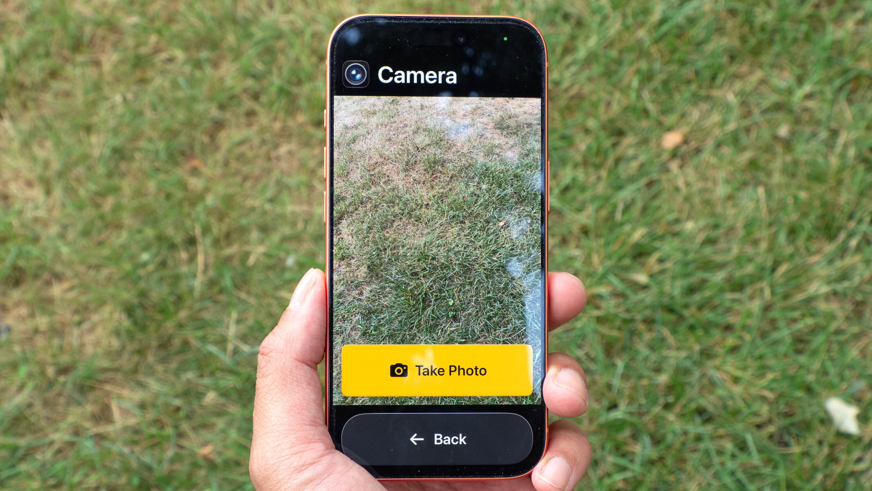 iOS Assistive Access camera app