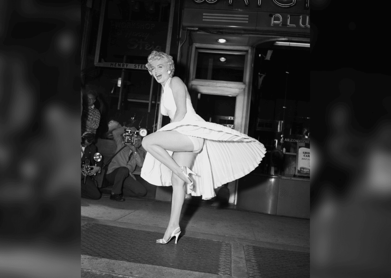 Marilyn Monroe in a scene from ‘The Seven Year Itch.' -
