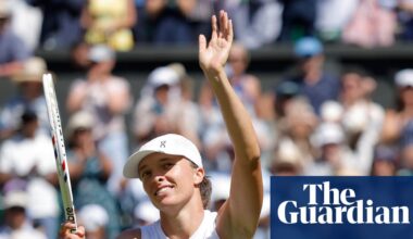 Swiatek puts tears and fears behind her to dismantle Pliskova at Wimbledon | Iga Swiatek