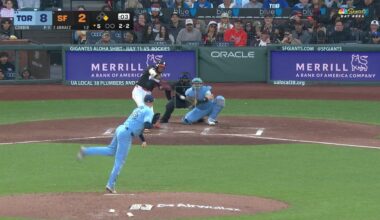 Blue Jays beat the Giants 9-3 as Jonatan Clase hits his 1st homer of season