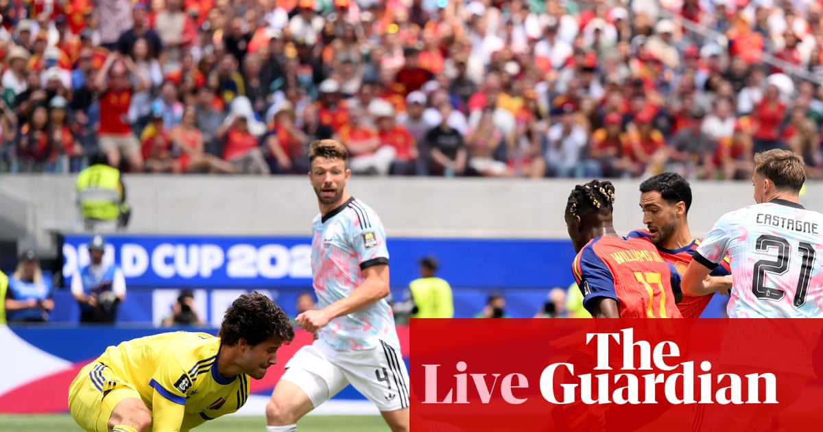 Spain v Belgium: World Cup 2026 quarter-final – live | World Cup 2026