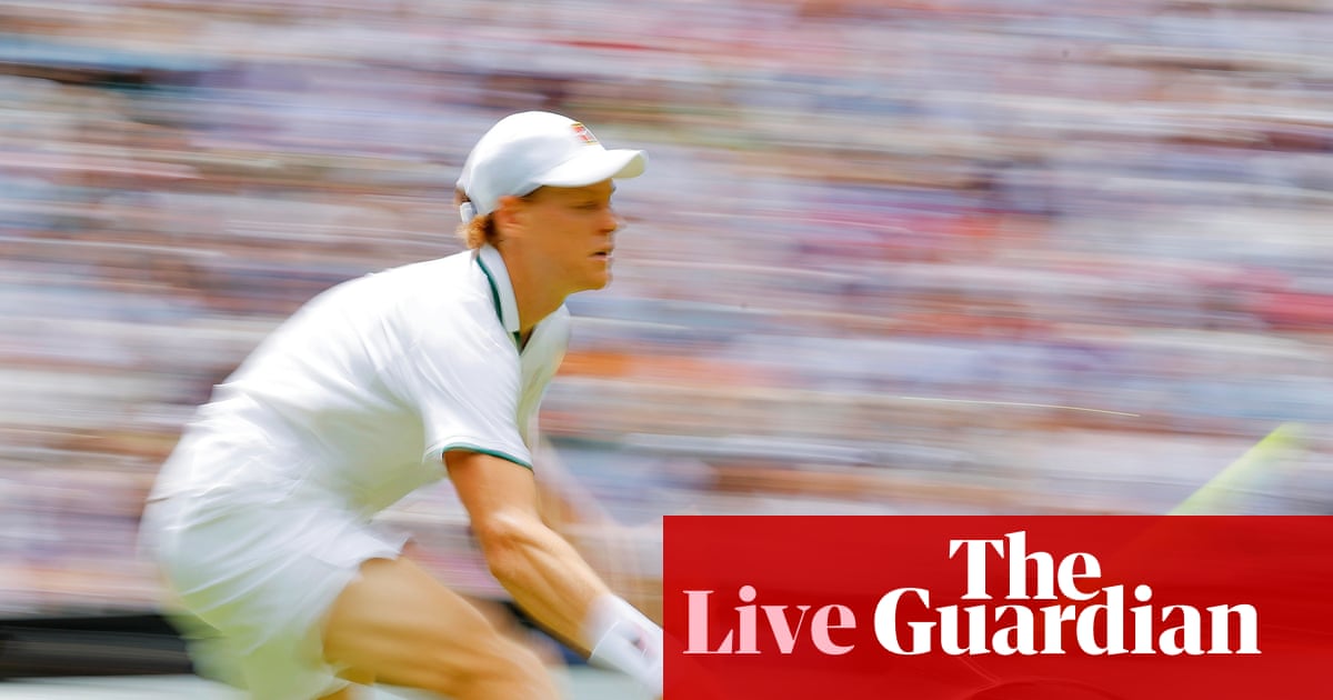 Wimbledon 2026: Sinner in action, Sabalenka and Osaka go through, Evans bows out – live | Wimbledon 2026