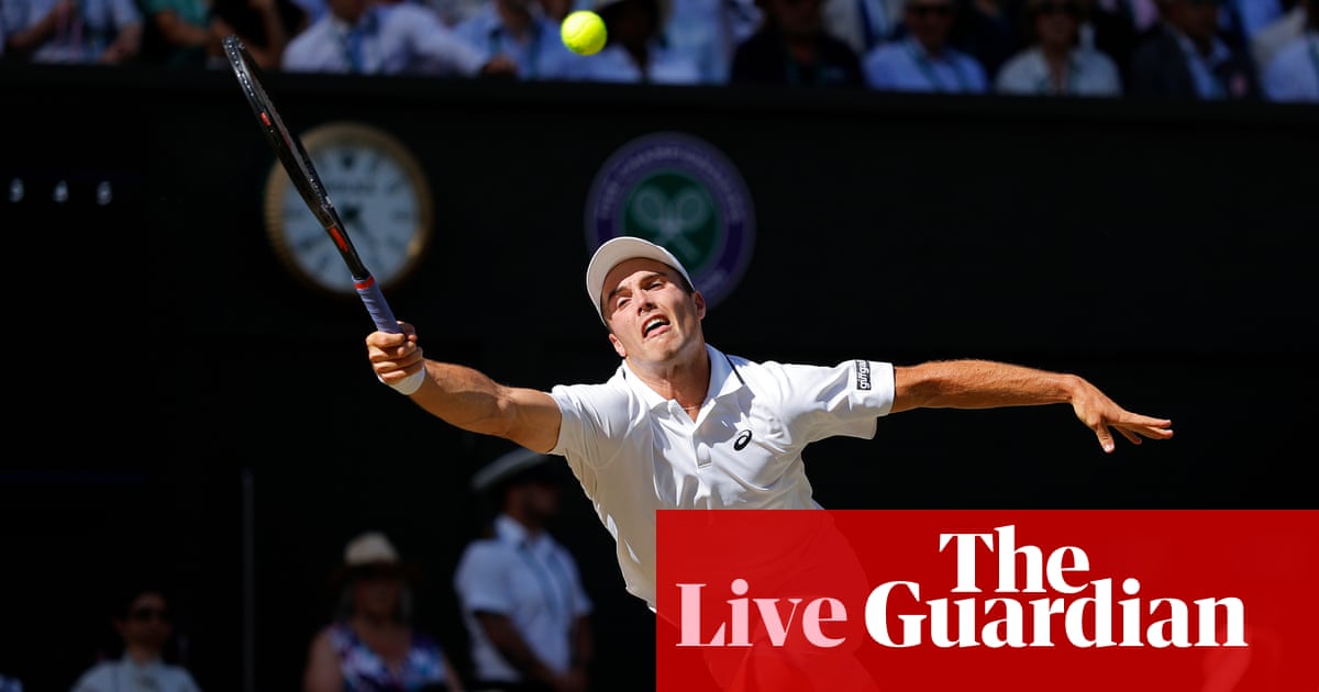 Wimbledon 2026: Cobolli defeats De Minaur, Fery and Keys in action on day eight – live | Wimbledon 2026