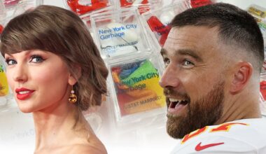 Taylor Swift and Travis Kelce's Wedding Trash, MSG Air Being Sold Online
