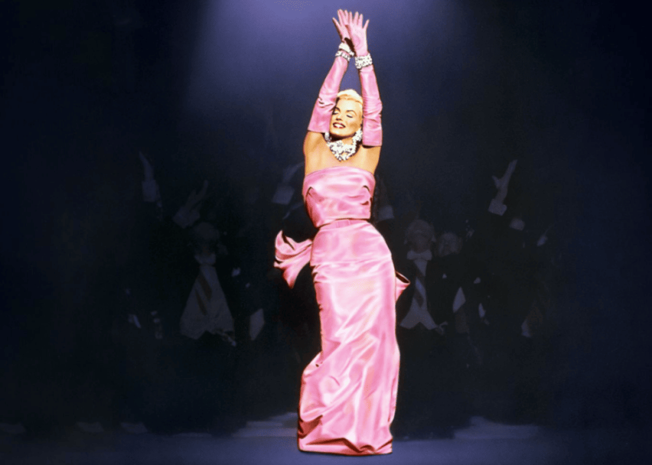Marilyn Monroe in a scene from ‘Gentlemen Prefer Blondes.' -