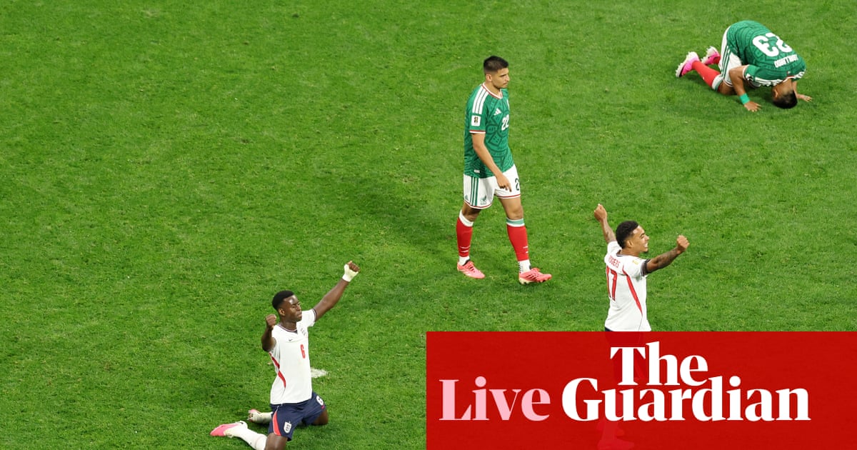 World Cup 2026: England set up Norway quarter-final after Mexico thriller; Uefa says Fifa ‘crossed line’ over Balogun – live | World Cup 2026