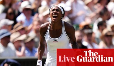 Wimbledon 2026: Muchova v Gauff semi-final goes to deciding set; Kostyuk v Noskova to come – live | Wimbledon 2026