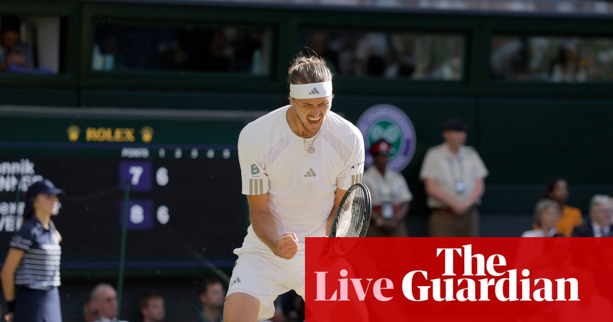 Jannik Sinner v Alexander Zverev: Wimbledon men’s singles final – live | Wimbledon 2026