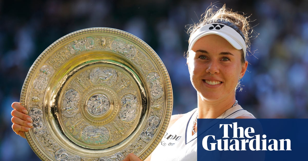 Linda Noskova fends off Muchova fightback to win first grand slam title at Wimbledon | Wimbledon 2026