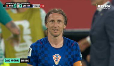 Croatia's Stoppage-Time Equalizer DISALLOWED after VAR Review for Offside against Portugal - FOX Sports