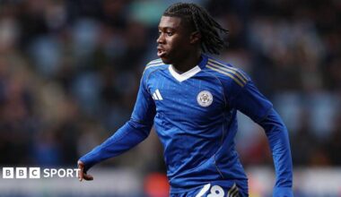 Jeremy Monga in action for Leicester City