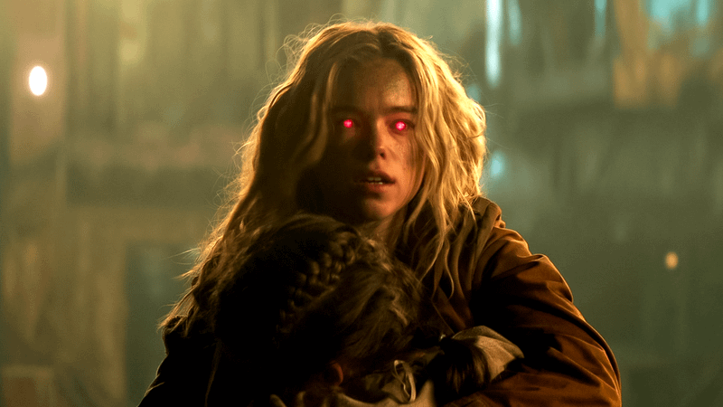 Milly Alcock as Kara Zor-el in Supergirl.
