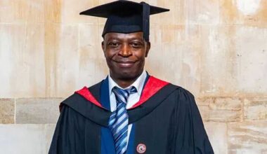 64-year-old father of 5 graduates as a nurse, studying alongside his son
